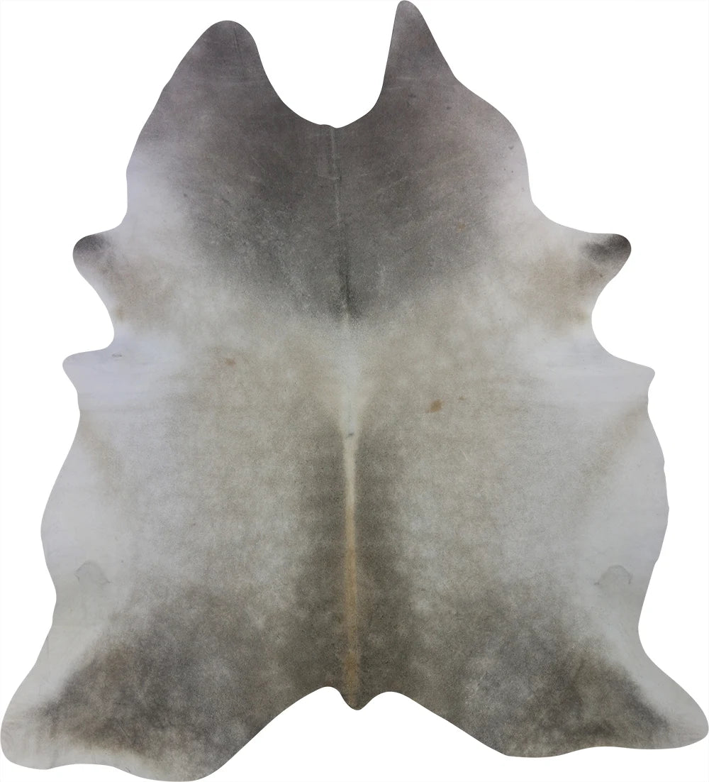 COWHIDE LARGE BEIGE GREY 3.5-3.9M - 238cm 221cm