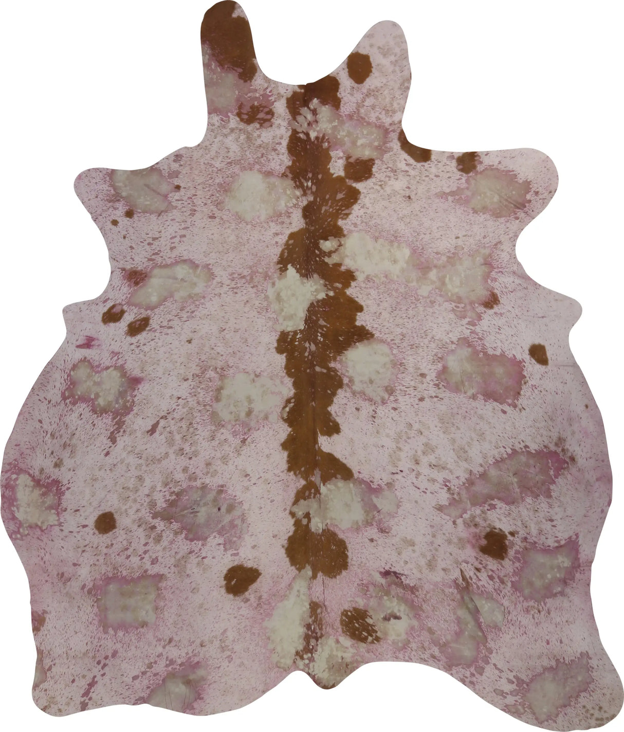 COWHIDE ASSORTED ACID WASH 3-5M - 214cm 187cm