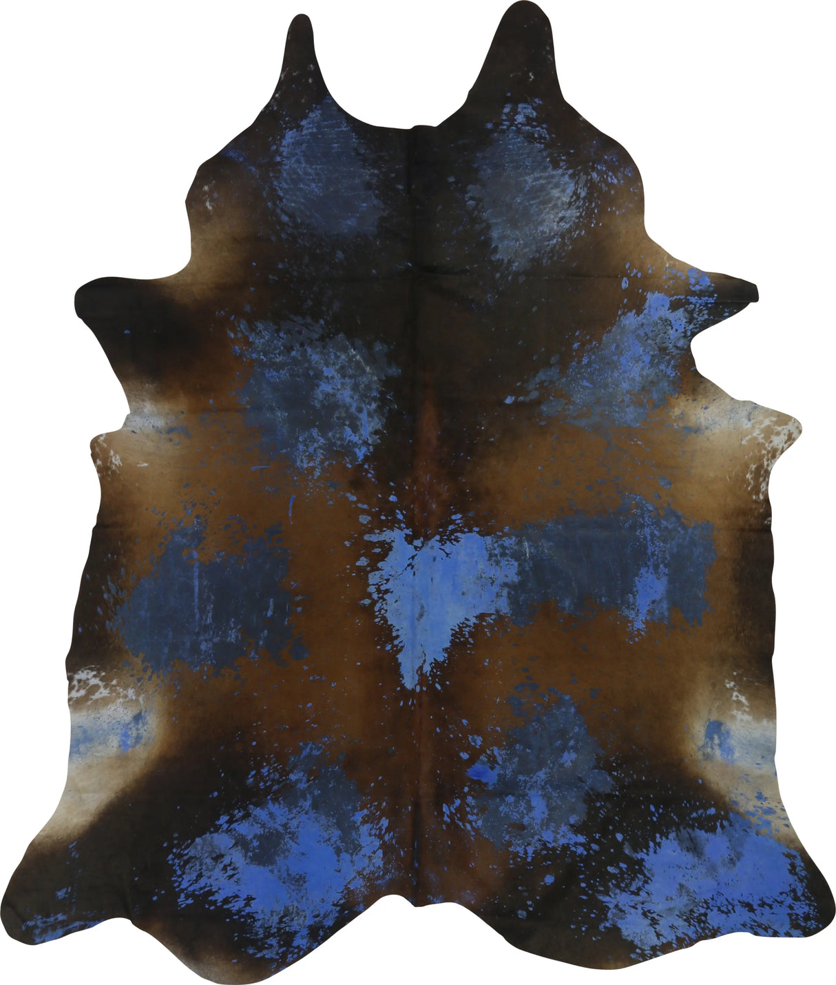 COWHIDE ASSORTED ACID WASH 3-5M - 243cm 208cm
