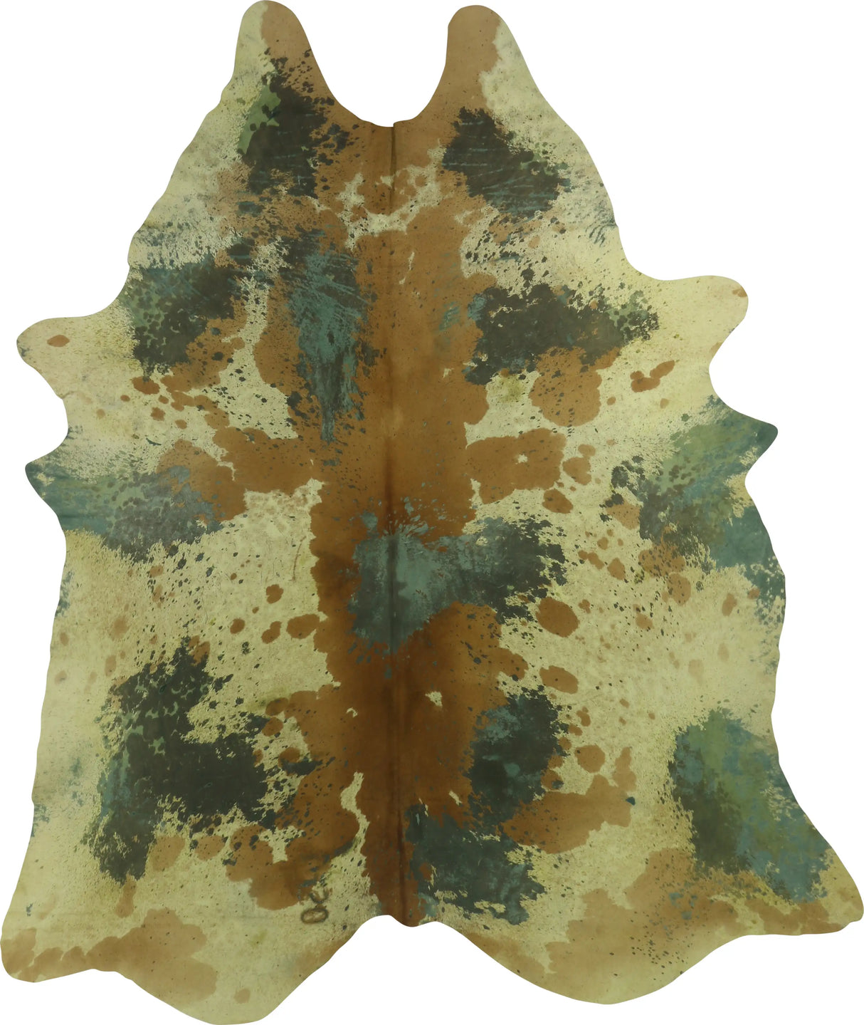 COWHIDE ASSORTED ACID WASH 3-5M - 258cm 218cm