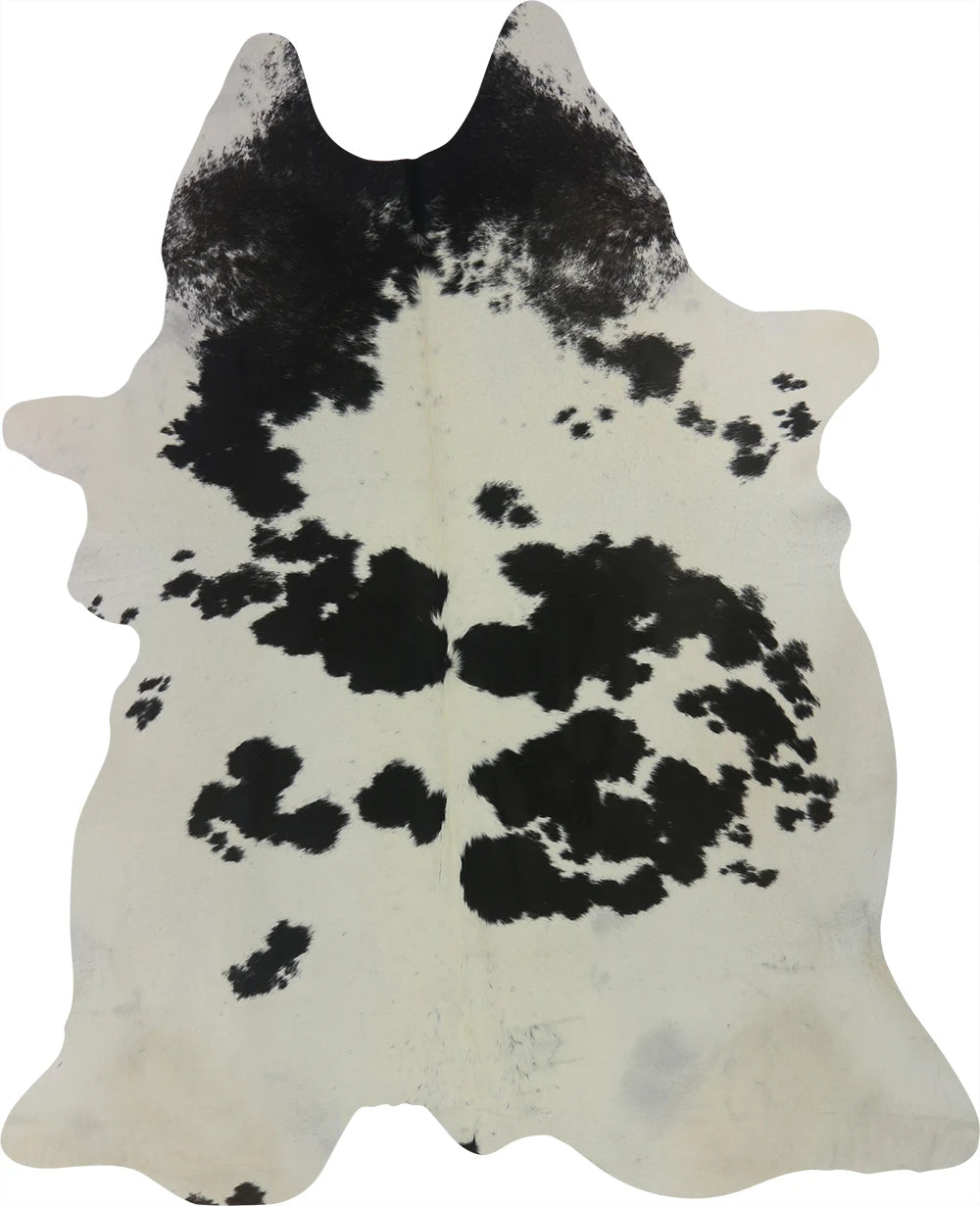 COWHIDE MEDIUM BLACK & WHITE 2.5-3.4M - 233cm 187cm