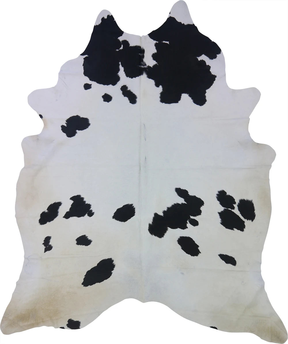 COWHIDE XXL BLACK & WHITE 4.5-4.9M - 251cm 223cm