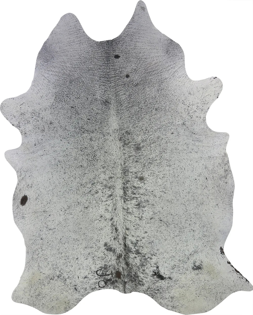 COWHIDE XL BLK & WHT SPECKLED 4-4.4M - 264cm 201cm