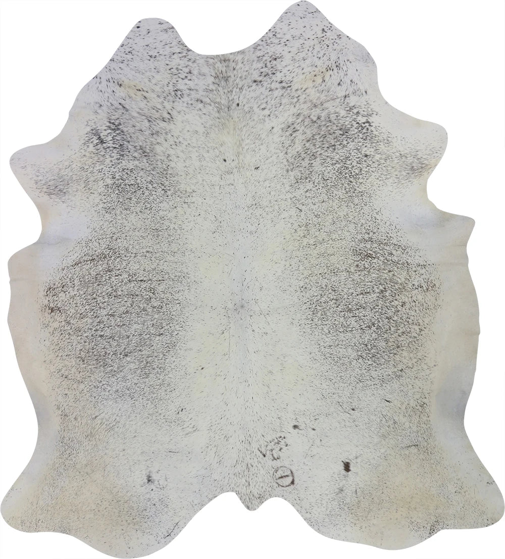 COWHIDE LARGE BROWN & WHITE SPECKLED 3.5-3.99M - 222cm 202cm