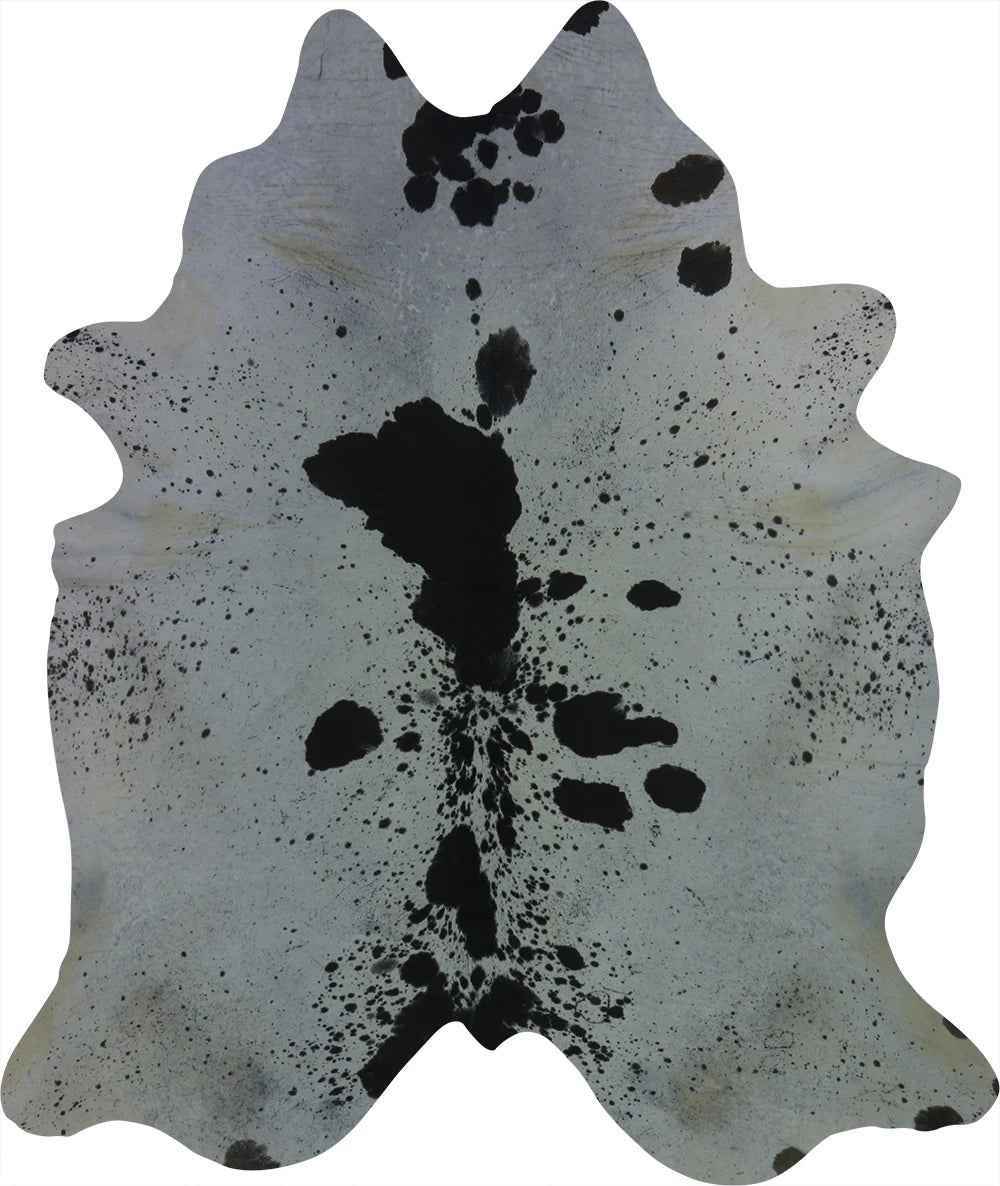 COWHIDE XL BROWN & WHITE SPECKLED 4-4.4M - 254cm 214cm
