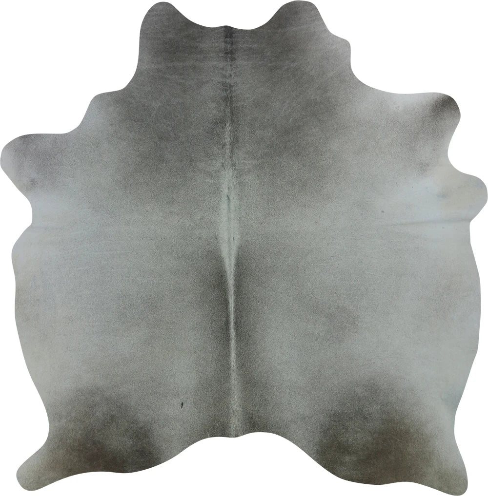 COWHIDE SMALL BEIGE GREY 2-2.4M - 168cm 151cm