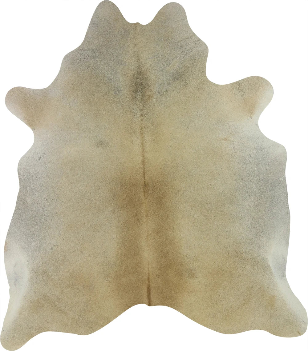 COWHIDE MEDIUM BEIGE GREY 2.5-3.4M - 195cm 183cm