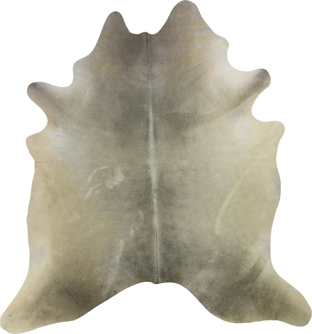 COWHIDE MEDIUM BEIGE GREY 2.5-3.4M - 227cm 220cm