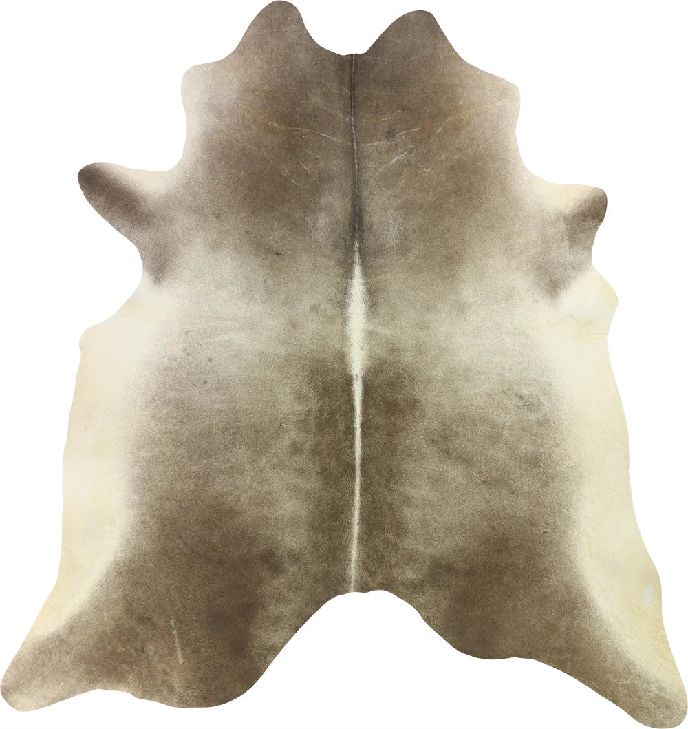 COWHIDE MEDIUM BEIGE GREY 2.5-3.4M - 202cm 217cm