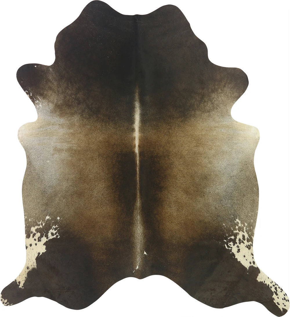 COWHIDE MEDIUM BEIGE GREY 2.5-3.4M - 200cm 192cm