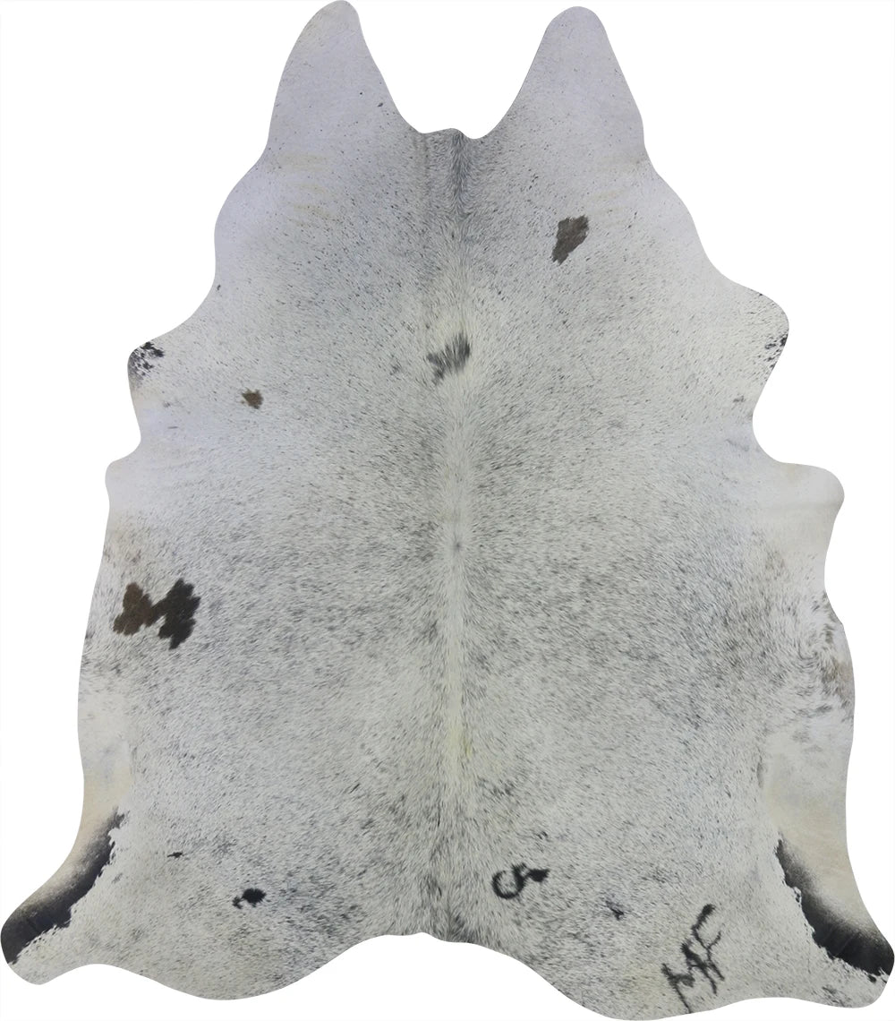 COWHIDE LARGE BLACK & WHITE SPECKLED 3.5-3.9M - 230cm 210cm