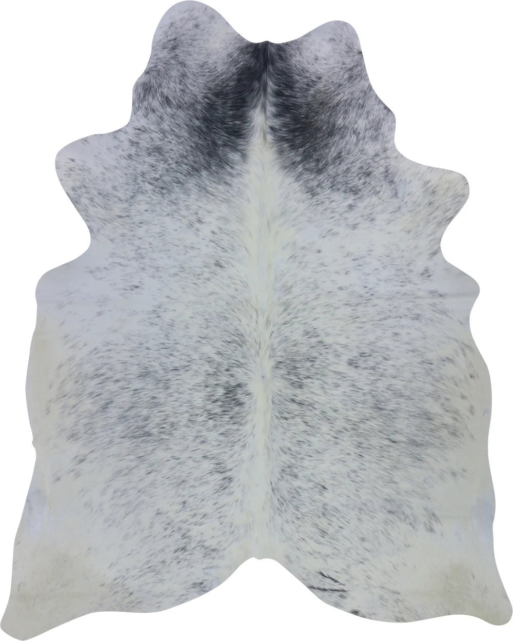 COWHIDE MEDIUM BLACK & WHITE SPECKLED 2.5-3.4M - 190cm 161cm