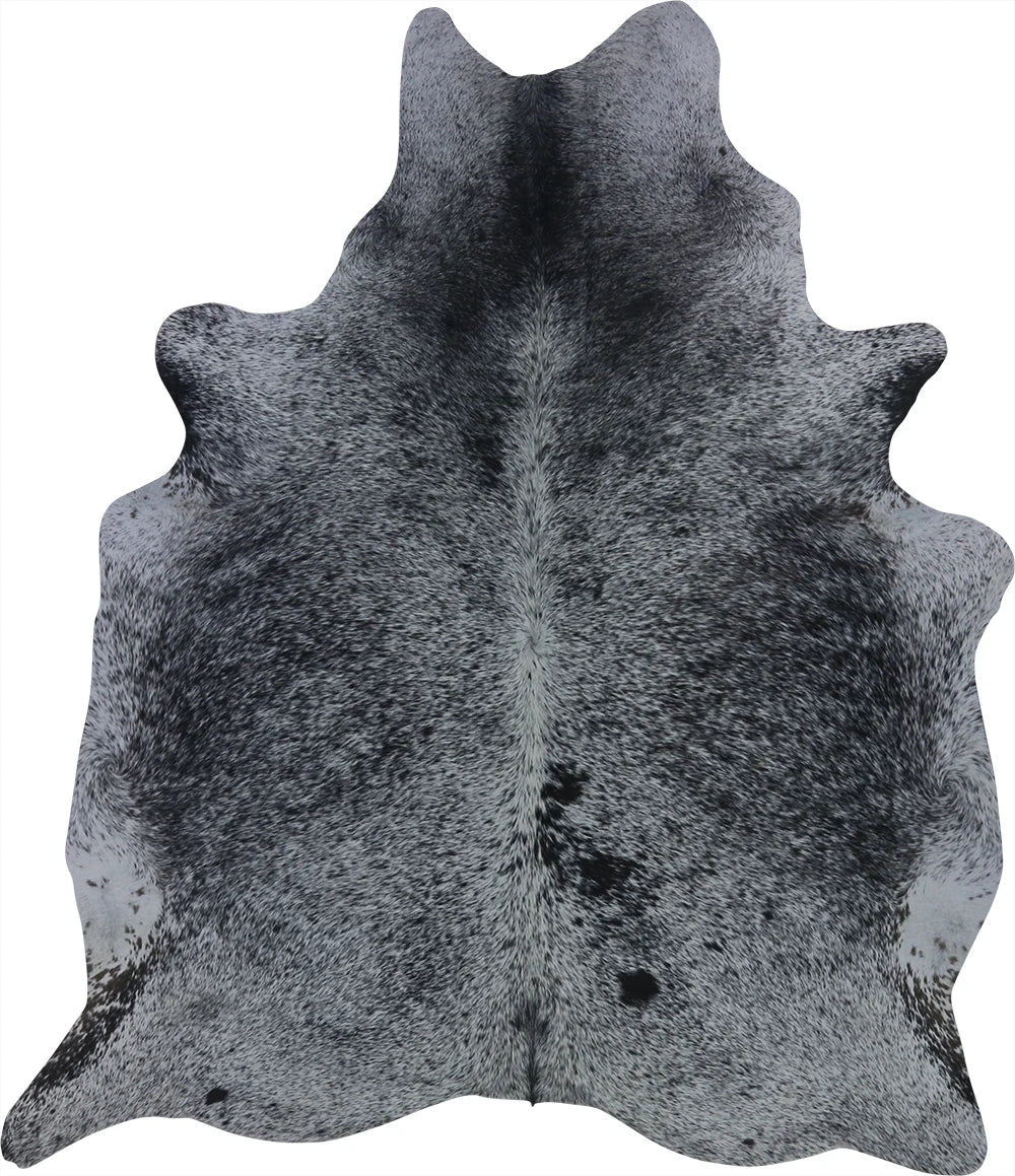 COWHIDE MEDIUM BLACK & WHITE SPECKLED 2.5-3.4M - 212cm 180cm
