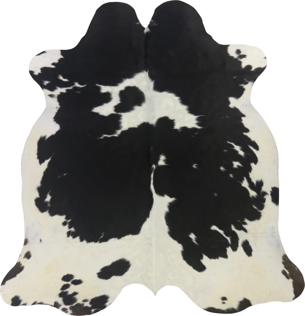 COWHIDE MEDIUM BLACK & WHITE 2.5-3.4M - 198cm 190cm