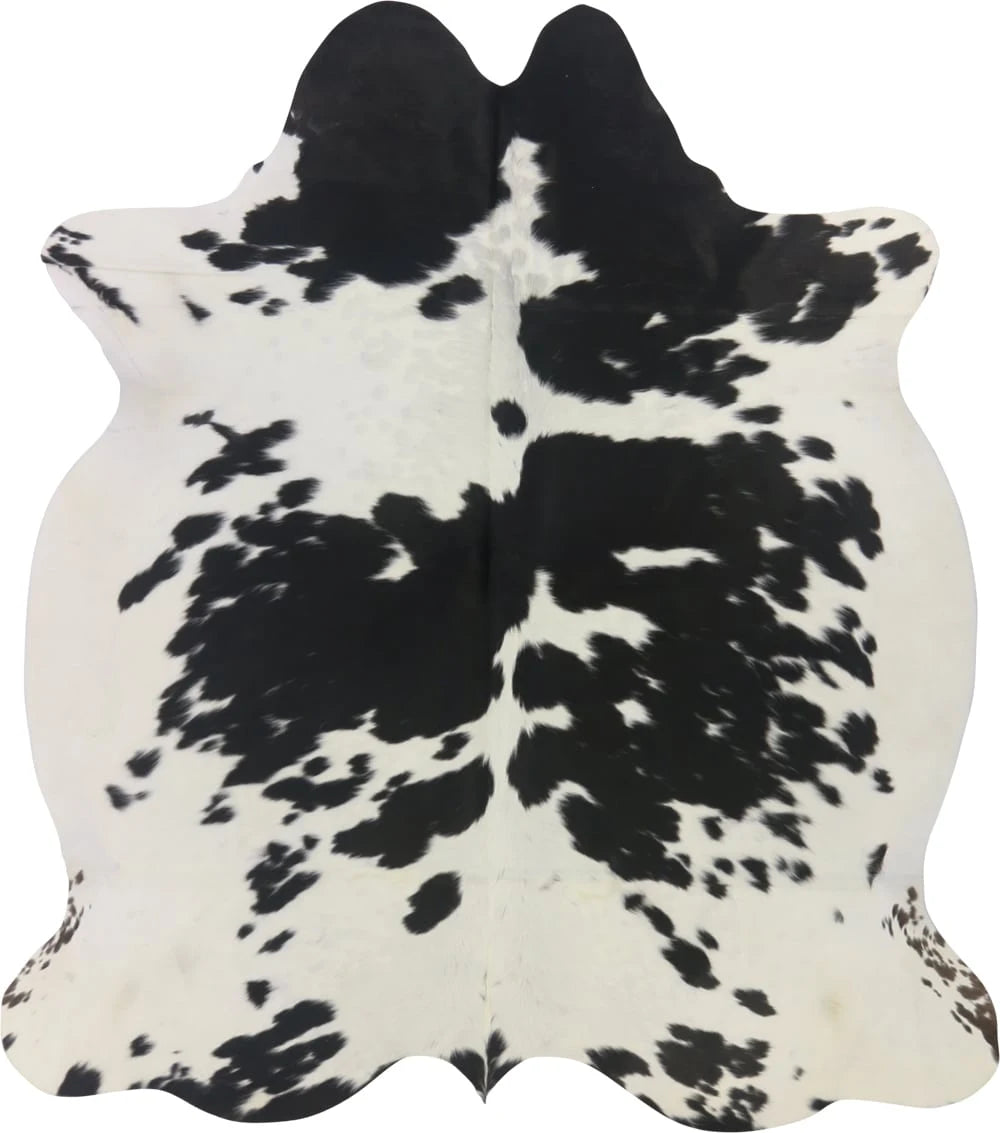 COWHIDE MEDIUM BLACK & WHITE 2.5-3.4M - 201cm 179cm
