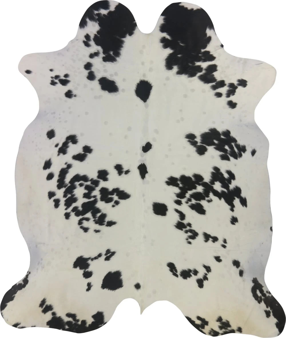 COWHIDE MEDIUM BLACK & WHITE 2.5-3.4M - 219cm 188cm