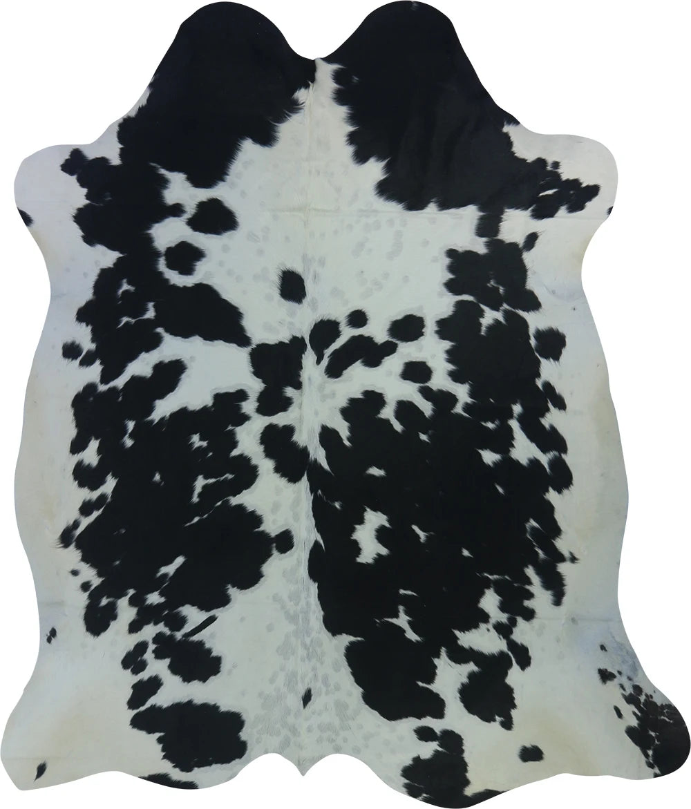 COWHIDE LARGE BLACK & WHITE 3.5-3.9M - 225cm 195cm