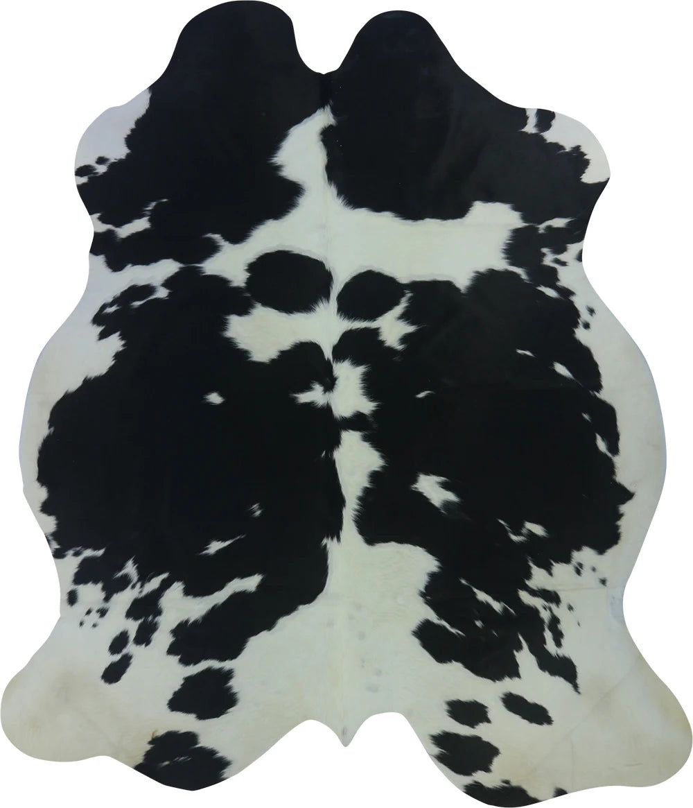 COWHIDE LARGE BLACK & WHITE 3.5-3.9M - 228cm 197cm