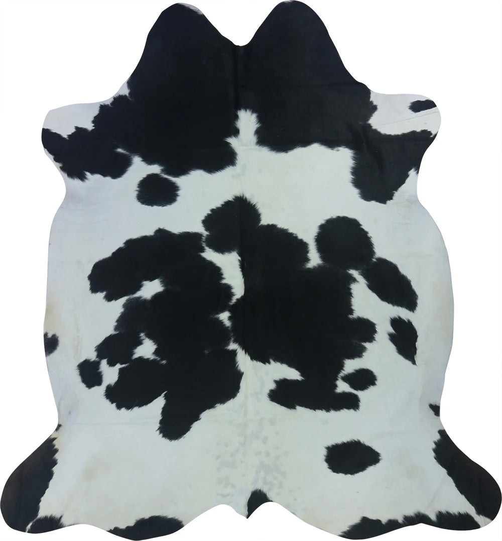 COWHIDE LARGE BLACK & WHITE 3.5-3.9M - 223cm 206cm