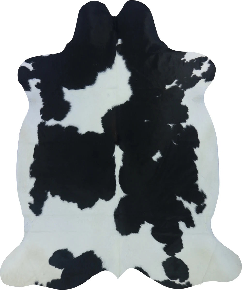 COWHIDE LARGE BLACK & WHITE 3.5-3.9M - 234cm 195cm