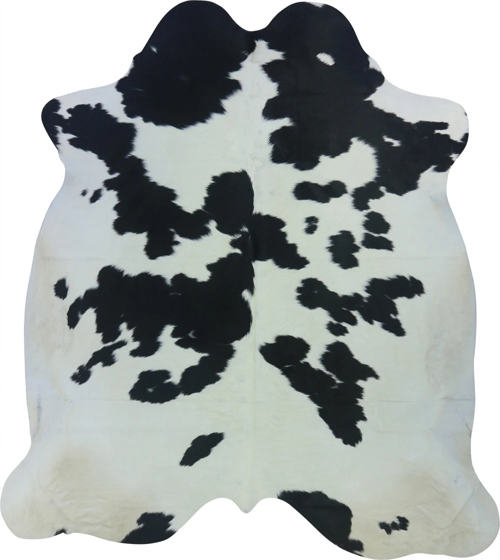COWHIDE LARGE BLACK & WHITE 3.5-3.9M - 239cm 213cm