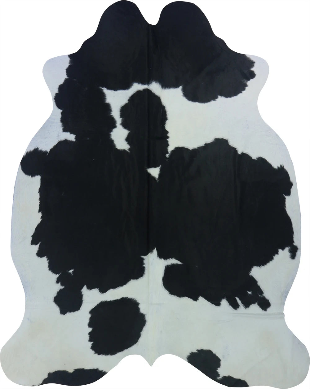 COWHIDE LARGE BLACK & WHITE 3.5-3.9M - 242cm 192cm