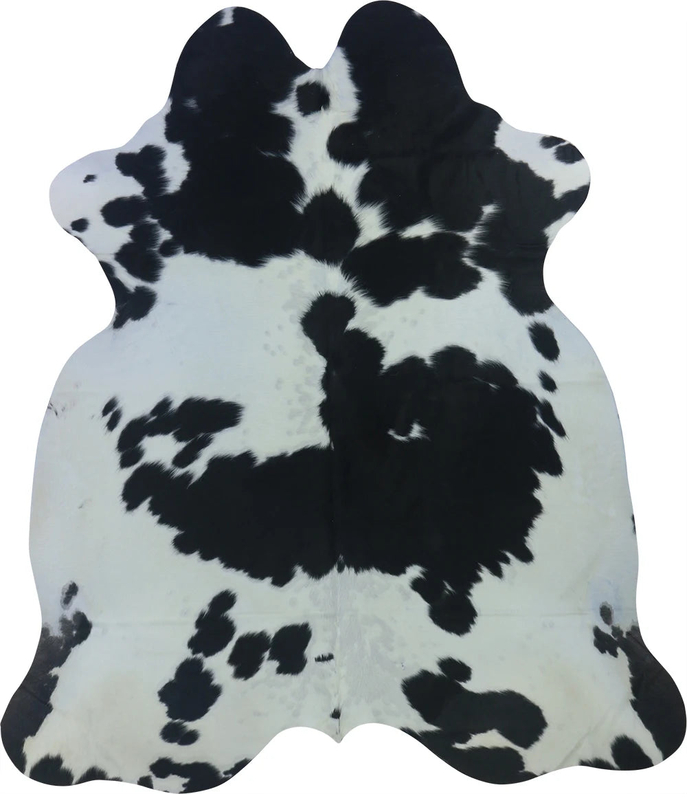 COWHIDE LARGE BLACK & WHITE 3.5-3.9M - 227cm 197cm