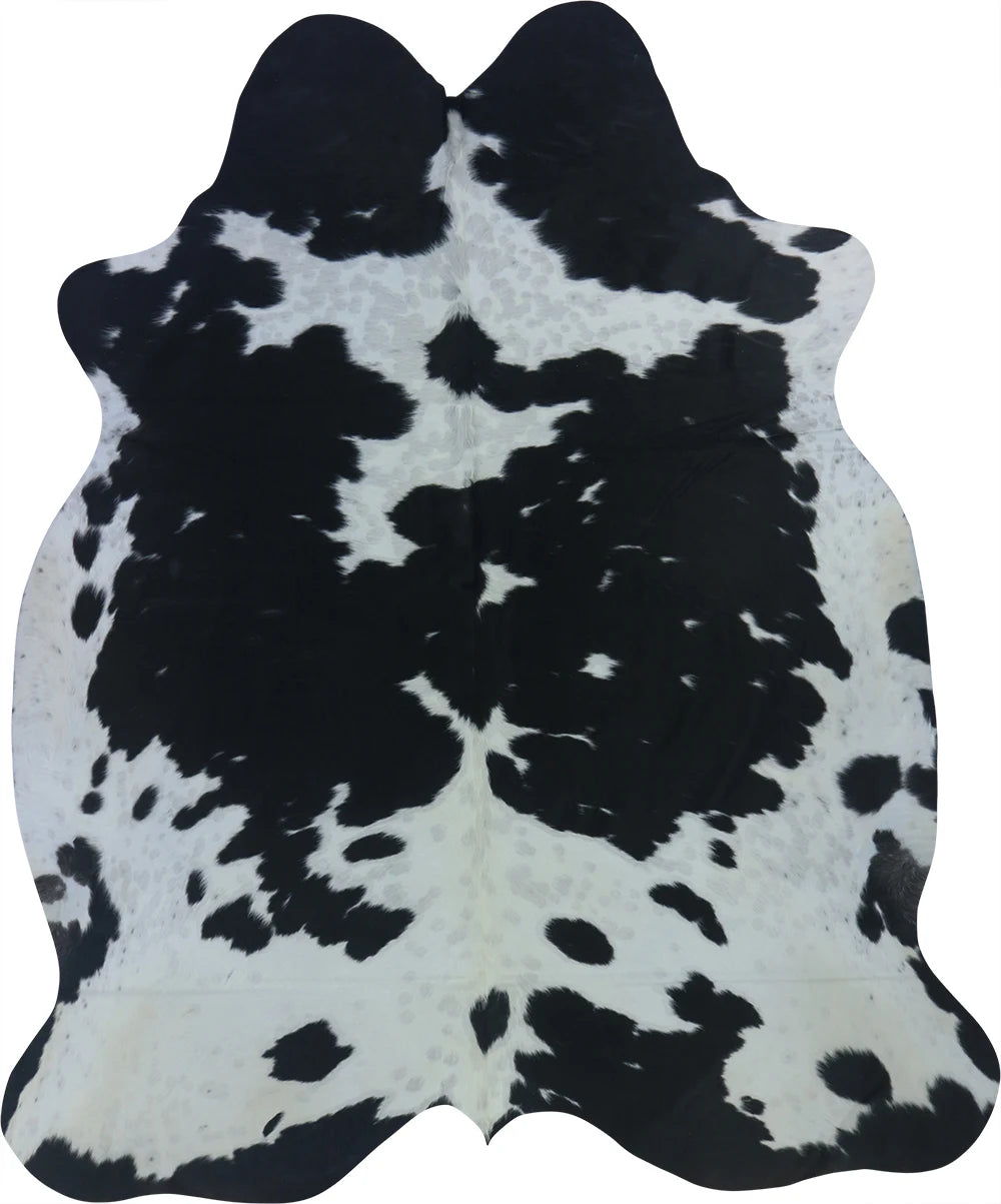 COWHIDE LARGE BLACK & WHITE 3.5-3.9M - 231cm 191cm