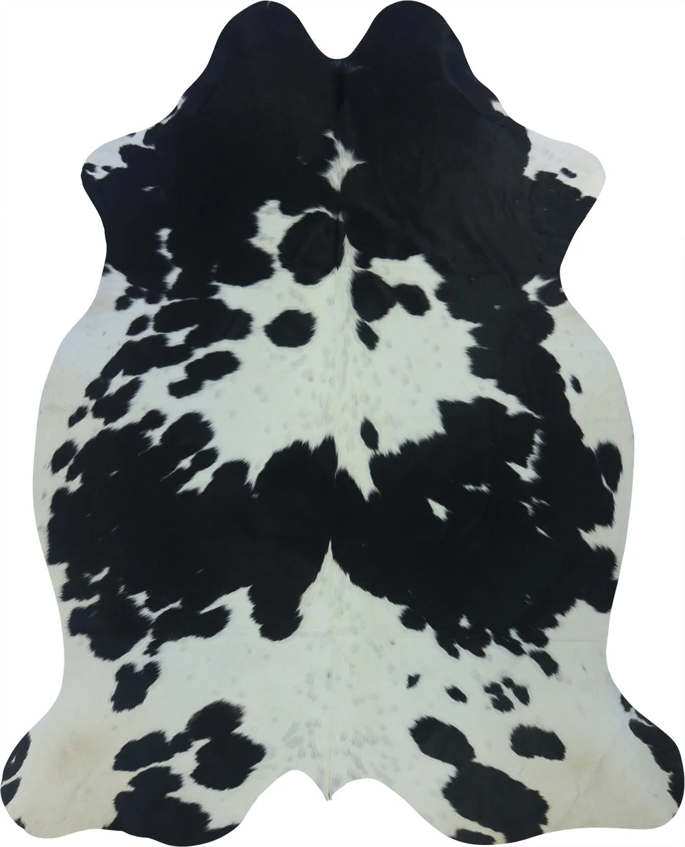 COWHIDE LARGE BLACK & WHITE 3.5-3.9M - 240cm 195cm