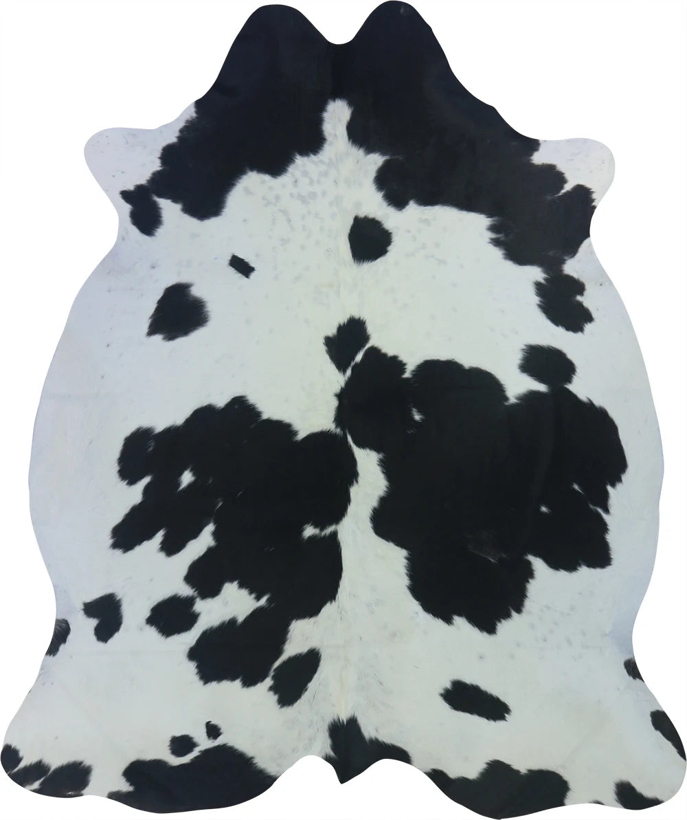 COWHIDE LARGE BLACK & WHITE 3.5-3.9M - 235cm 196cm