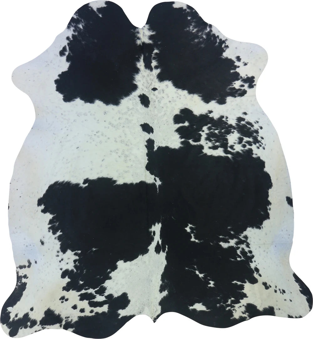 COWHIDE XL BLACK & WHITE 4-4.4M - 230cm 217cm