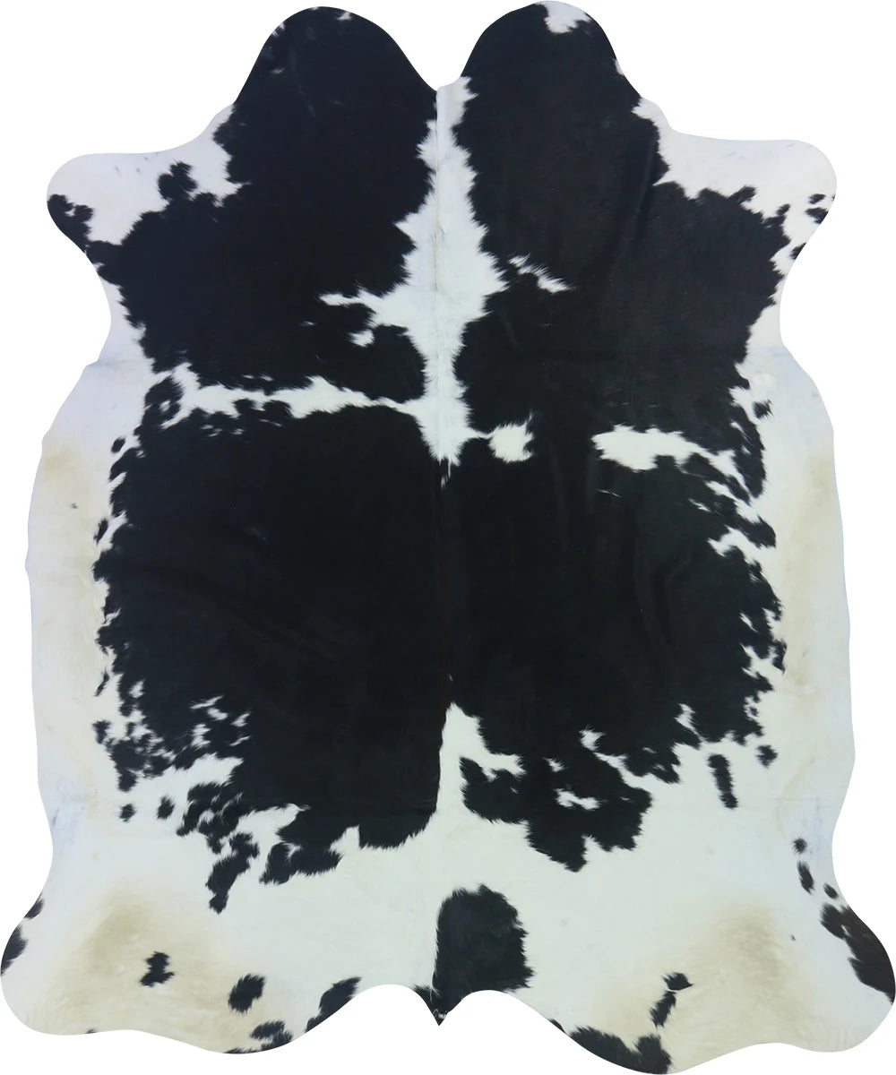 COWHIDE XL BLACK & WHITE 4-4.4M - 242cm 200cm
