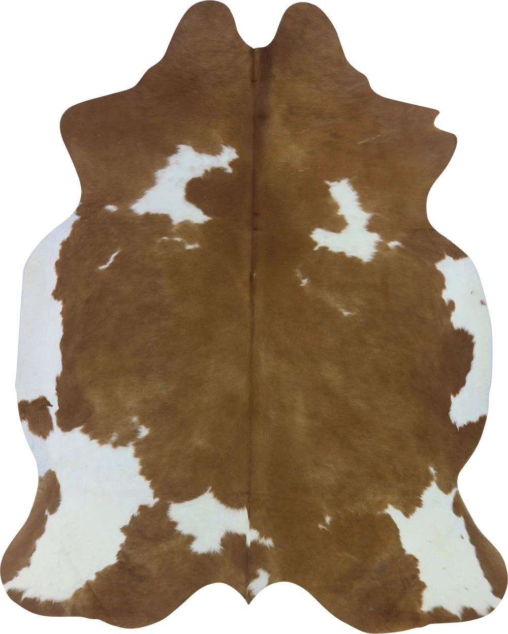 COWHIDE LARGE BROWN & WHITE SPECIAL 3.5-3.9M - 238cm 190cm