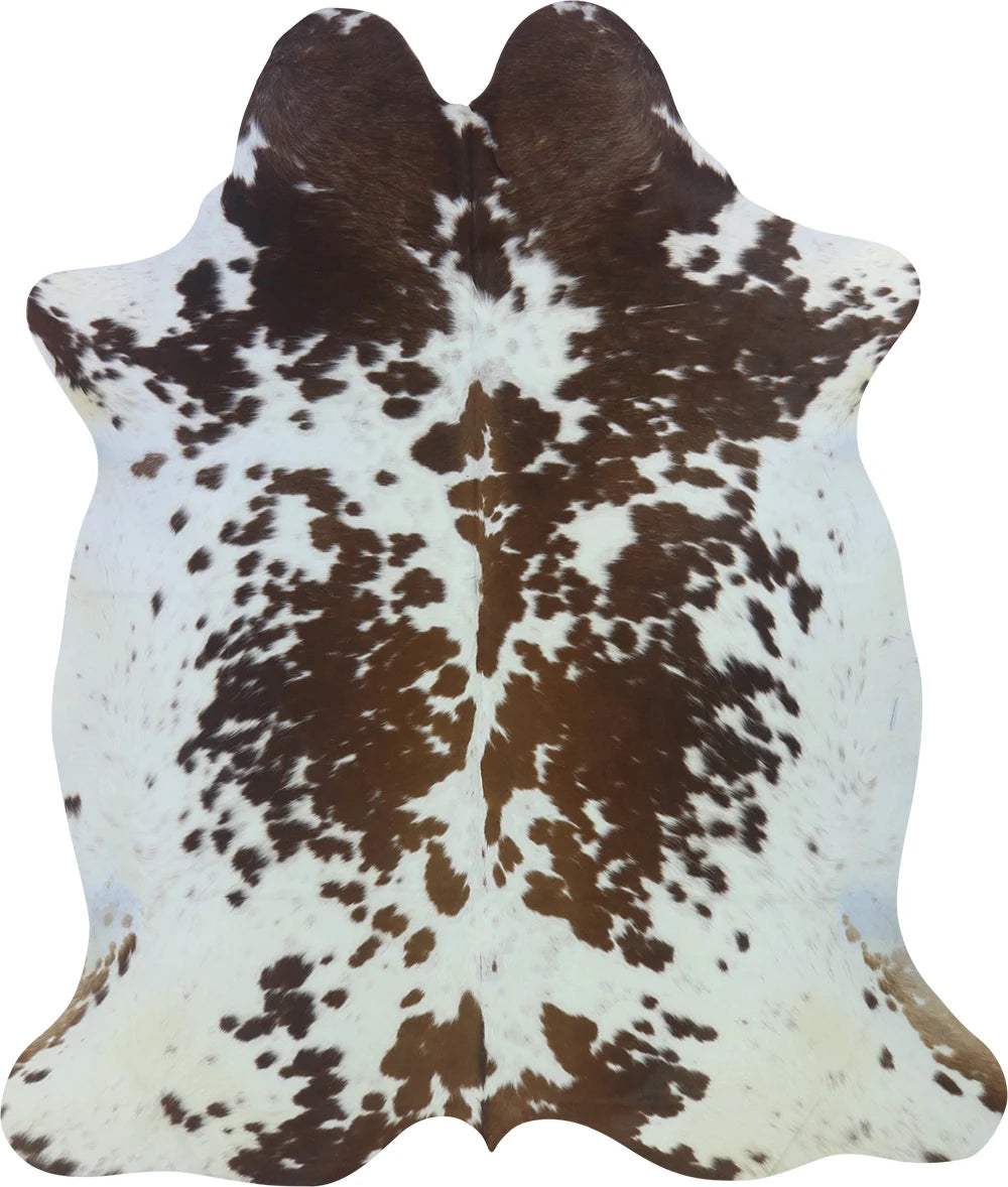 COWHIDE LARGE BROWN & WHITE SPECIAL 3.5-3.9M - 233cm 197cm