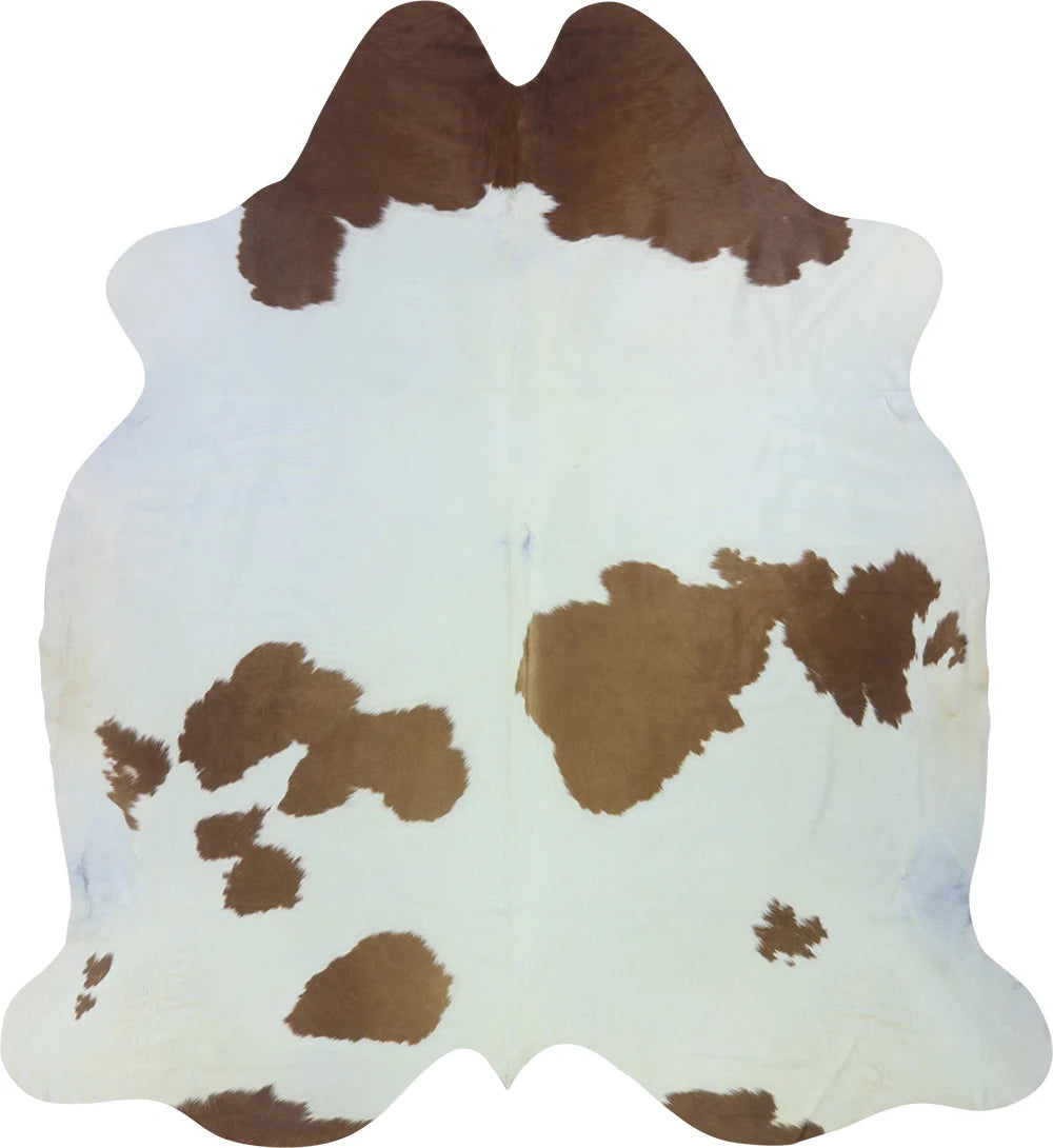 COWHIDE XXL BROWN & WHITE SPECIAL 4.4-4.9M - 250cm 230cm