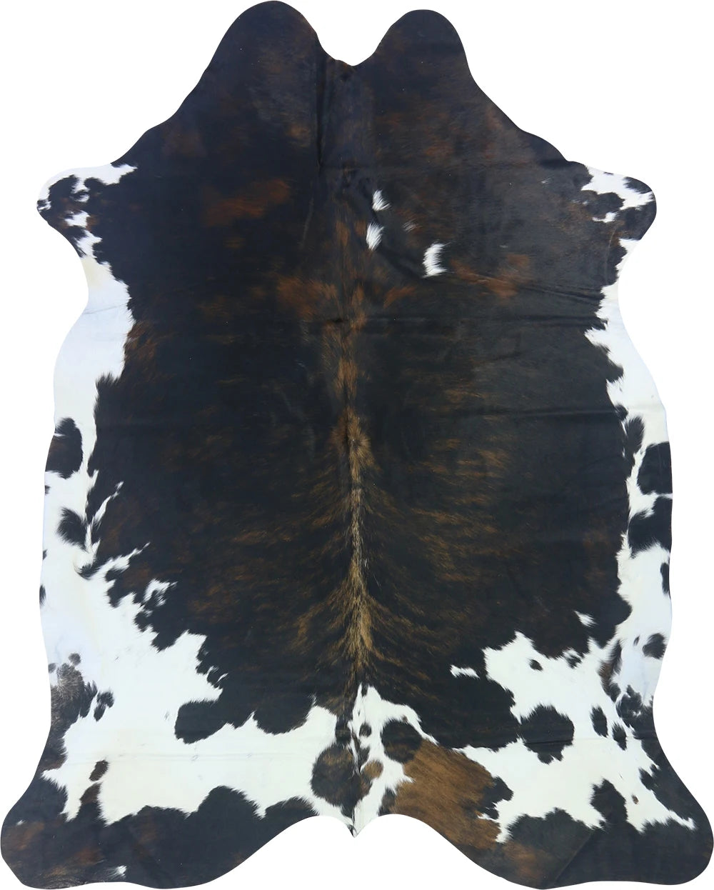 COWHIDE MEDIUM TRI COLOUR 2.5-3.4M - 224cm 181cm