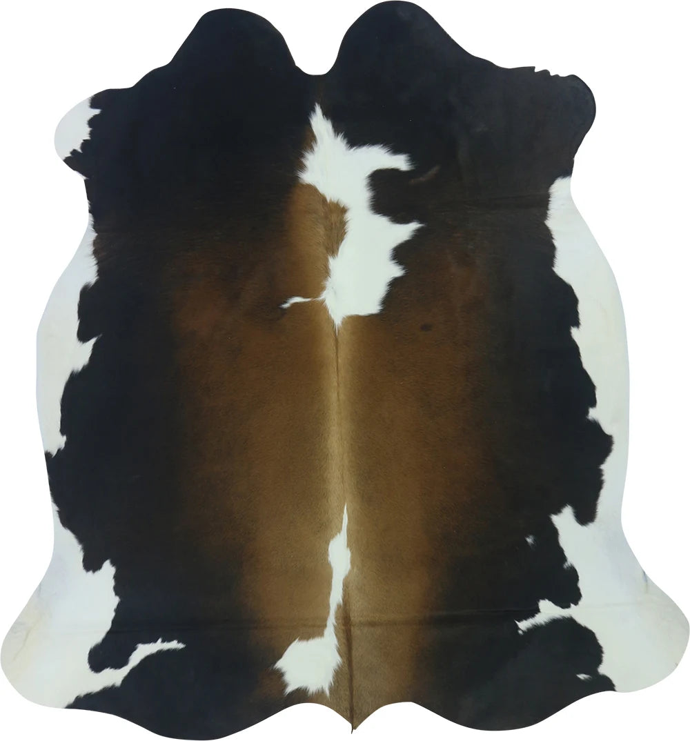 COWHIDE MEDIUM BLACK/BROWN & WHITE REDDISH 2.5-3.4M - 210cm 184cm
