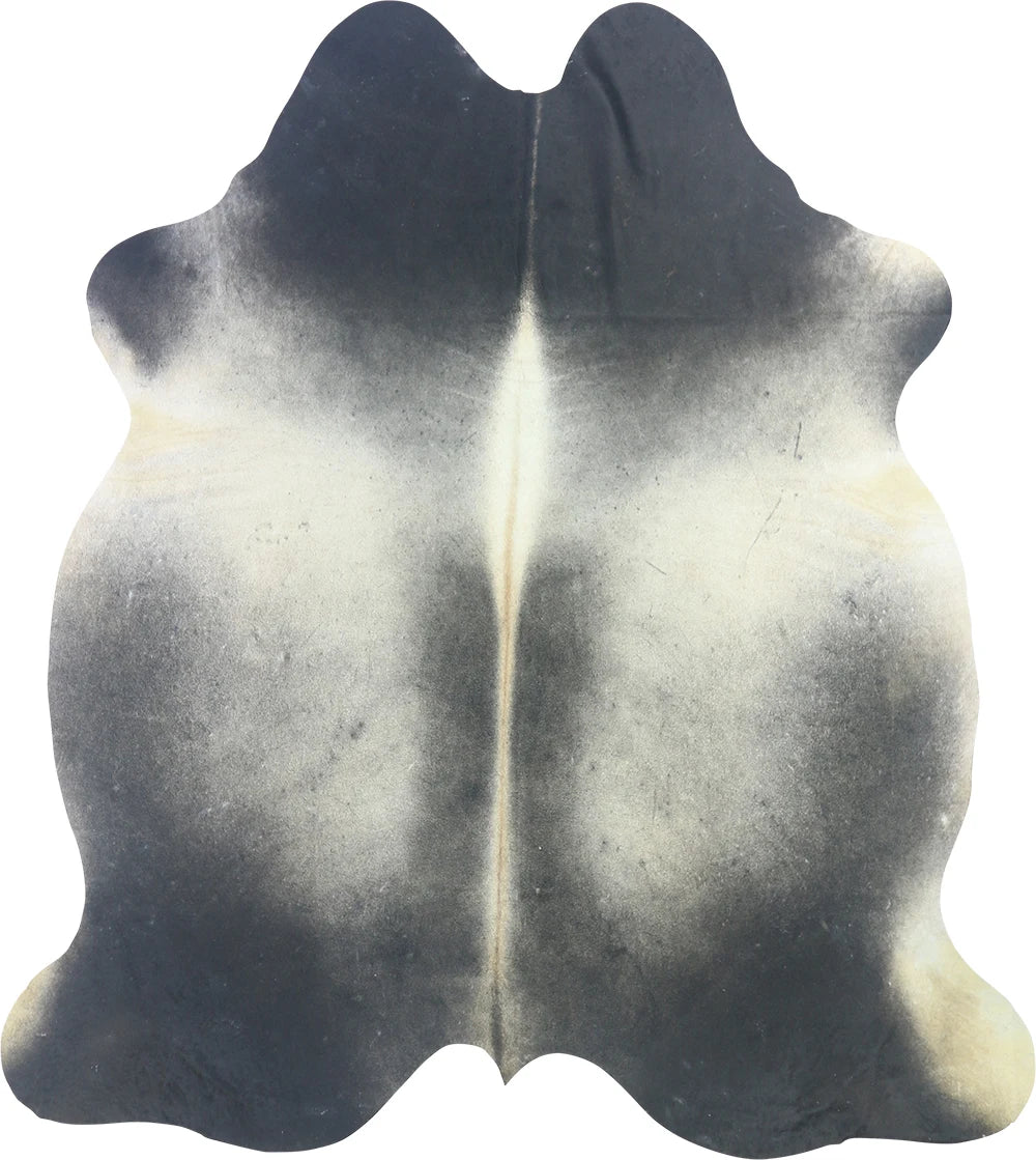 COWHIDE LARGE BEIGE GREY 3.5-3.9M - 222cm 198cm