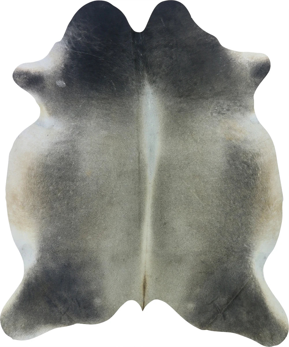 COWHIDE LARGE BEIGE GREY 3.5-3.9M - 220cm 190cm
