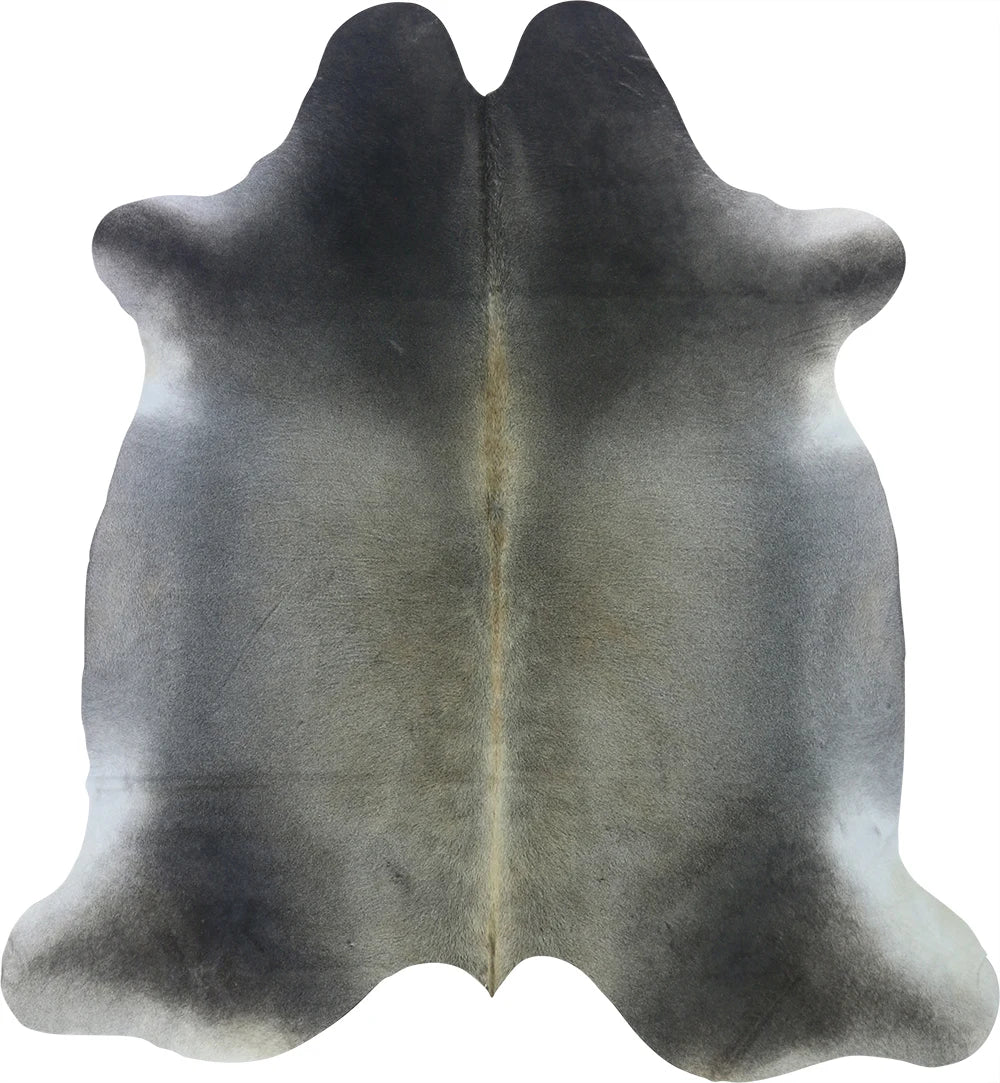 COWHIDE LARGE BEIGE GREY 3.5-3.9M - 229cm 210cm