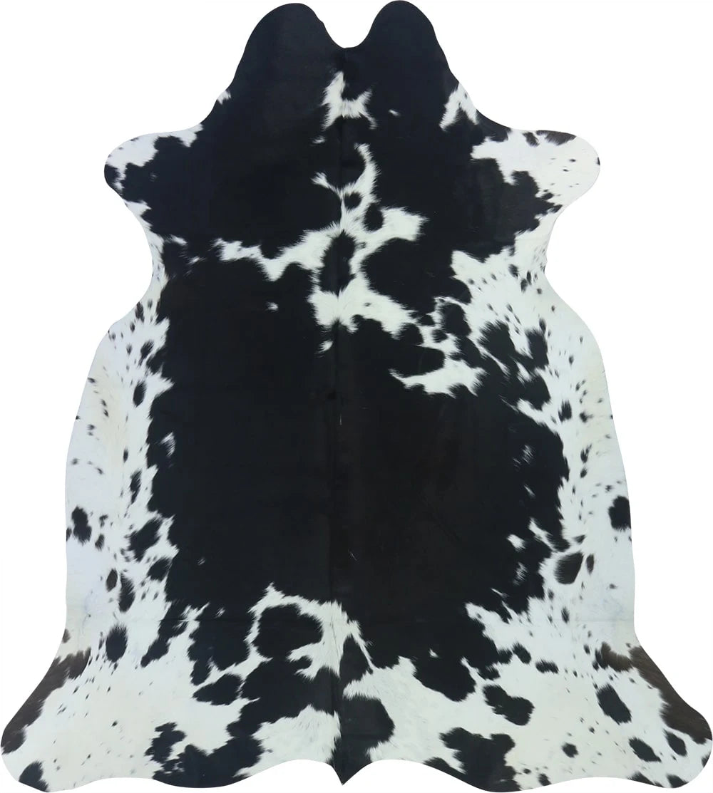 COWHIDE MEDIUM BLACK & WHITE 2.5-3.4M - 208cm 185cm