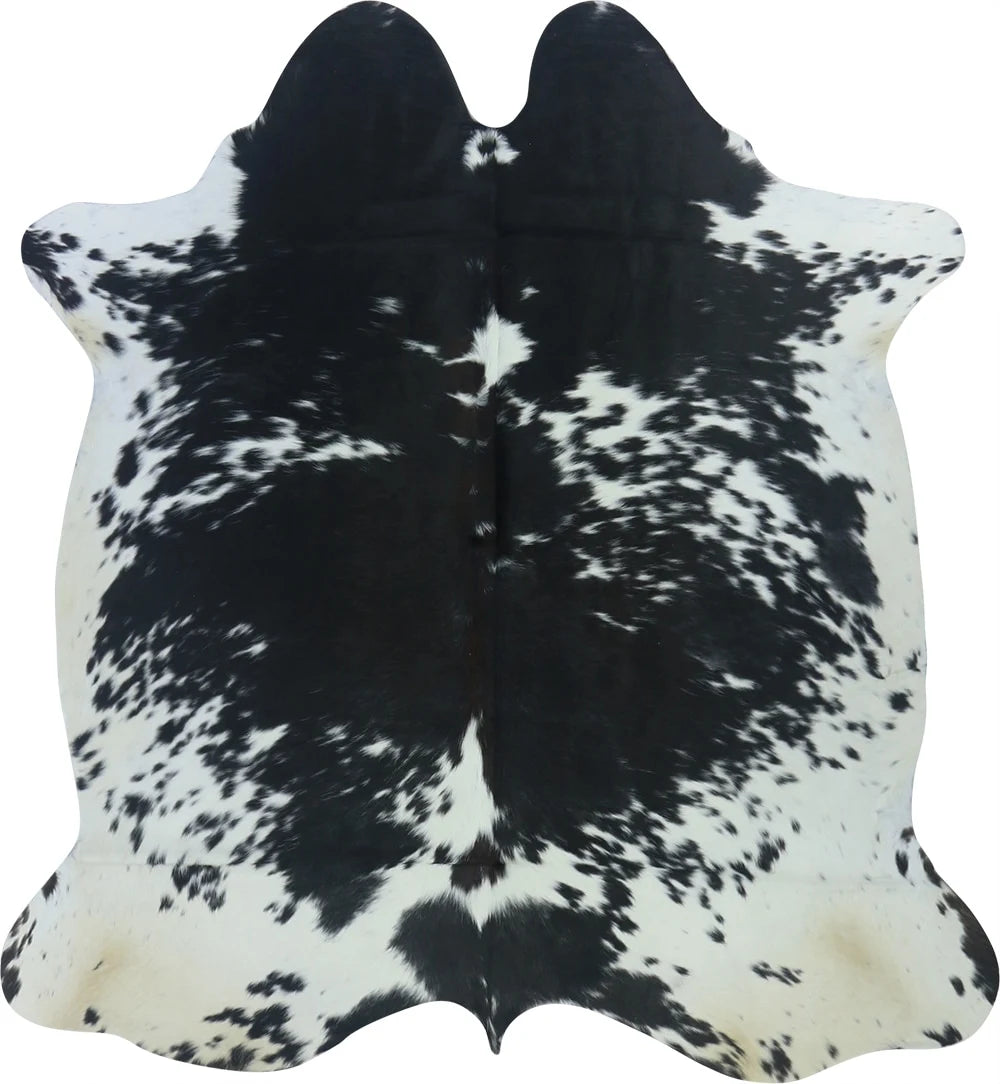 COWHIDE MEDIUM BLACK & WHITE 2.5-3.4M - 195cm 177cm