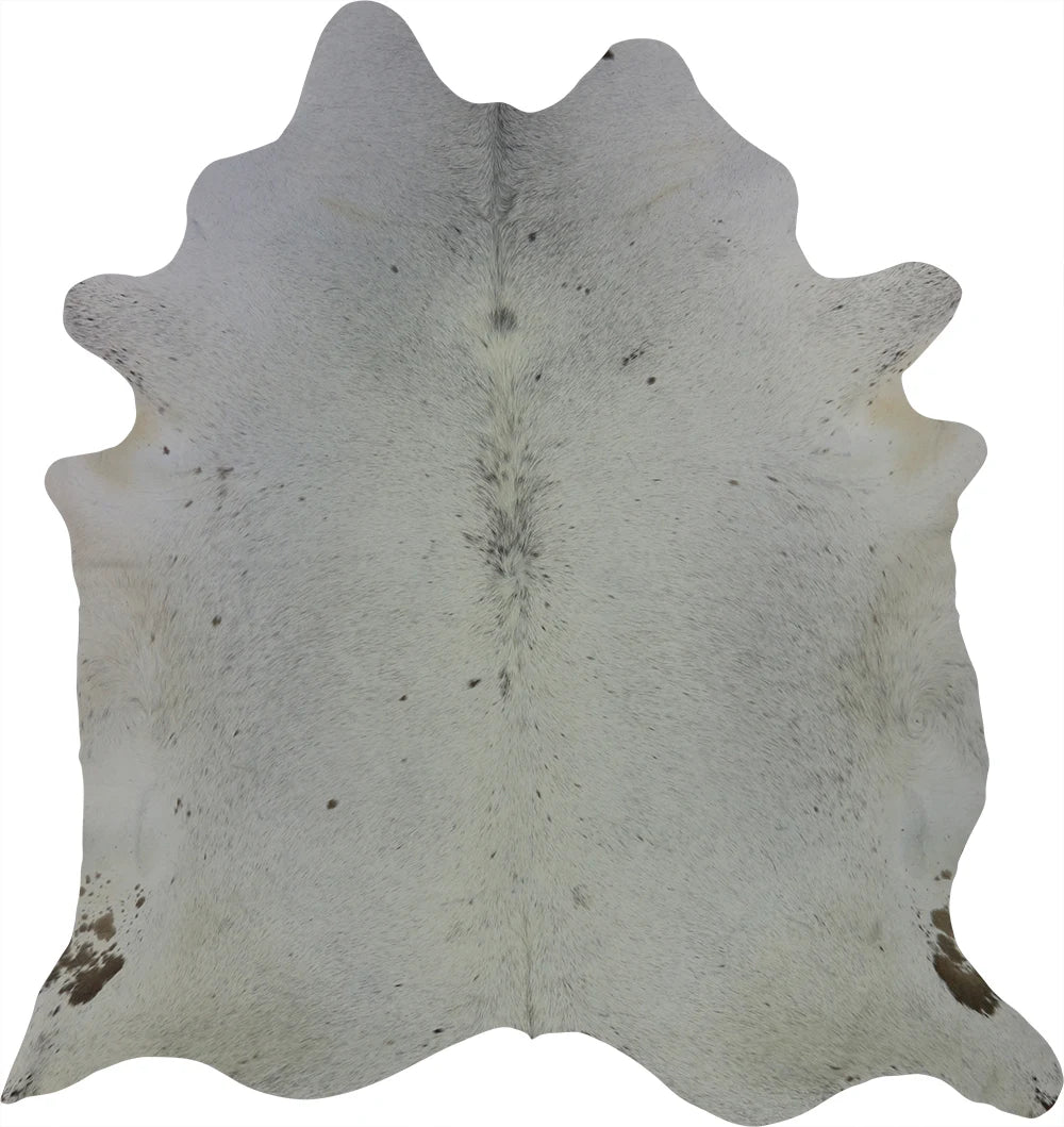 COWHIDE LARGE BROWN & WHITE SPECKLED 3.5-3.99M - 228cm 224cm