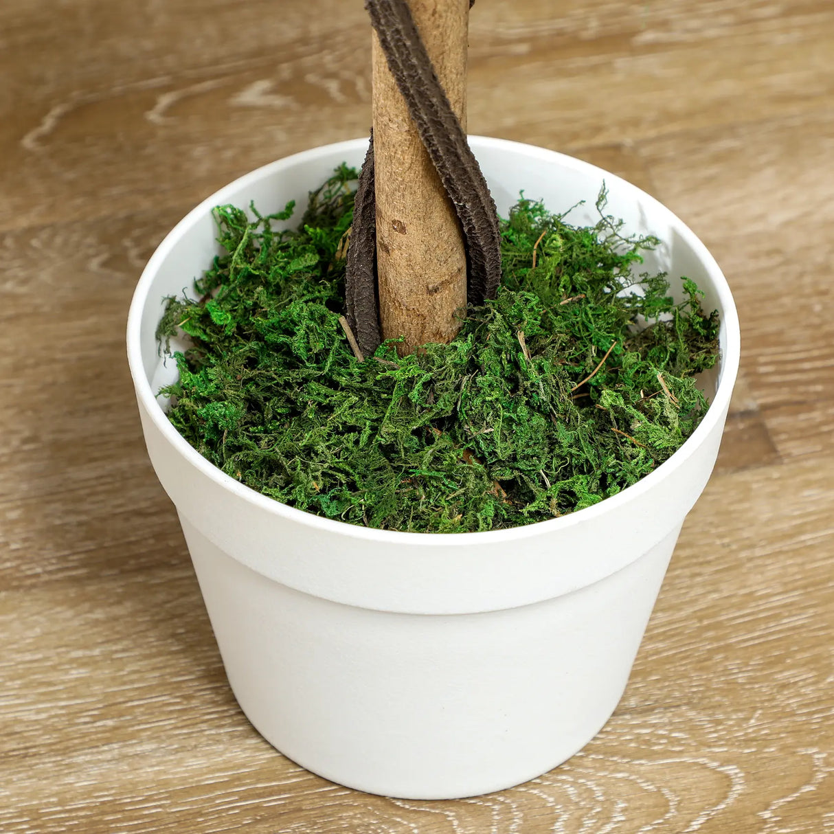 Outsunny Set of 2 Artificial Plants White Rose Floral in Pot, Fake Plants for Home Indoor Decor, 90cm, Yellow