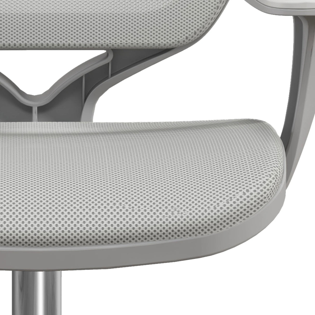 Vinsetto 44-56cm Mesh Back Office Chair - Grey