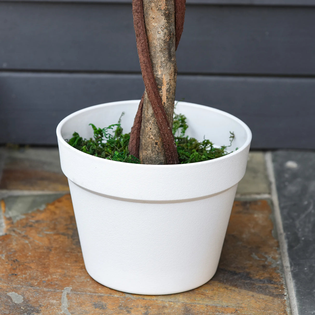 Outsunny Artificial Plants Pink Rose Floral in Pot, Fake Plants for Home Indoor Decor, 90cm