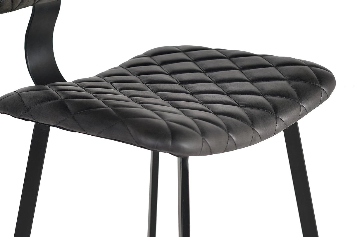 Giner and Colomer - Set Of 2 Leather & Metal Stools