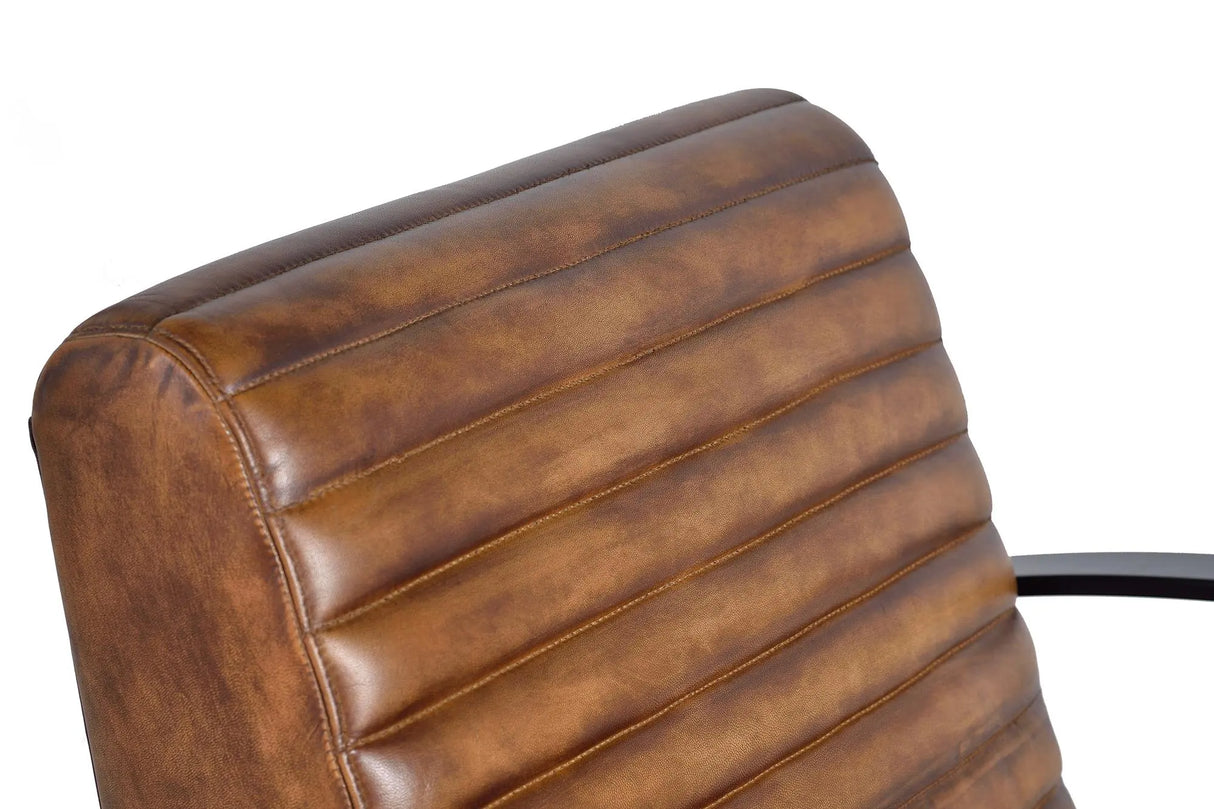 Giner and Colomer - Leather & Metal Armchair