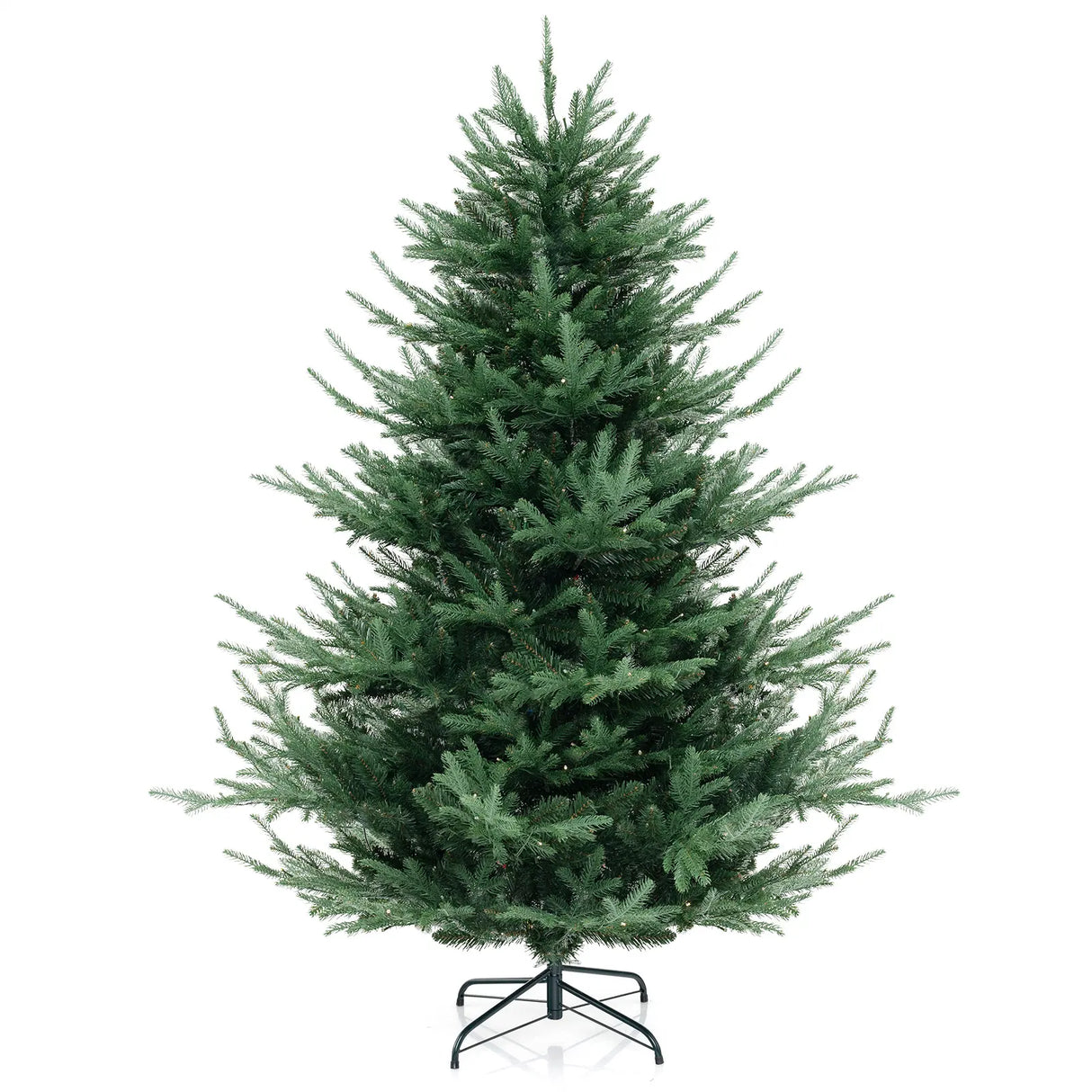 135 cm Artificial Christmas Tree Faux Hinged Xmas Tree with 442 Branch Tips-4.5 FT