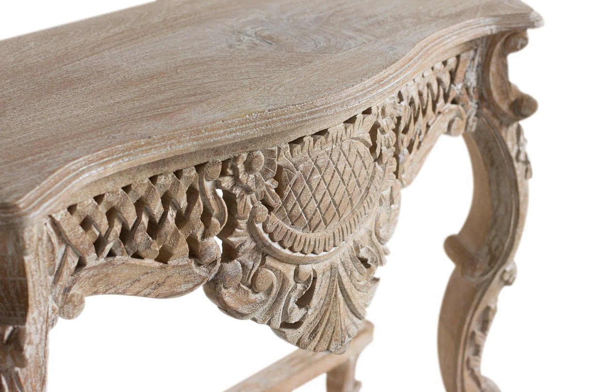 Giner and Colomer - Hand-Carved Mango Wood Console